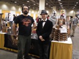 Toronto ComiCon 2013 - With Steampunk artist Daniel Proulx (www.CatherinetteRings.com)